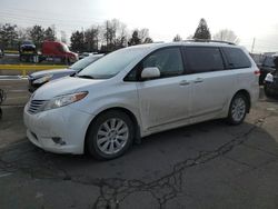 Salvage cars for sale at Denver, CO auction: 2012 Toyota Sienna XLE