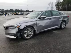 Honda salvage cars for sale: 2019 Honda Accord LX