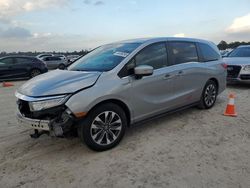 Salvage cars for sale from Copart Houston, TX: 2022 Honda Odyssey EXL