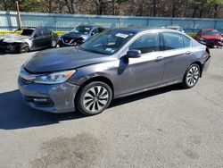 Salvage cars for sale at Brookhaven, NY auction: 2017 Honda Accord Hybrid EXL