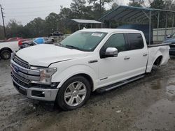 Salvage cars for sale at Savannah, GA auction: 2018 Ford F150 Supercrew