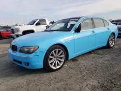 2007 BMW 750 en venta en Antelope, CA