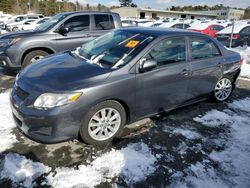 Salvage cars for sale at Exeter, RI auction: 2009 Toyota Corolla Base