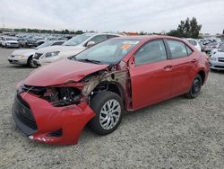 Salvage cars for sale at Antelope, CA auction: 2017 Toyota Corolla L