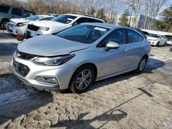 Salvage cars for sale at North Billerica, MA auction: 2016 Chevrolet Cruze LT