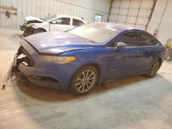 Salvage cars for sale at Abilene, TX auction: 2017 Ford Fusion SE Hybrid