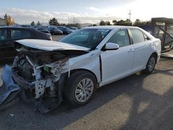 Salvage cars for sale at San Martin, CA auction: 2013 Toyota Camry L