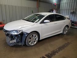 Salvage cars for sale at West Mifflin, PA auction: 2015 Chrysler 200 Limited