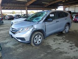 Salvage cars for sale at American Canyon, CA auction: 2015 Honda CR-V LX