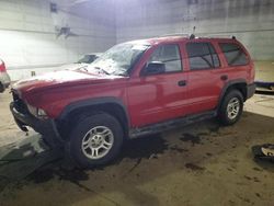 Salvage cars for sale at Portland, MI auction: 2003 Dodge Durango Sport