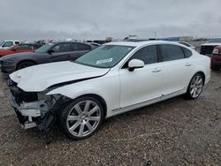 Salvage cars for sale at Houston, TX auction: 2018 Volvo S90 T6 Inscription