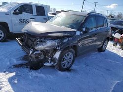 Salvage cars for sale at Chicago Heights, IL auction: 2017 Volkswagen Tiguan S