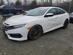 Salvage cars for sale at Waldorf, MD auction: 2017 Honda Civic EX