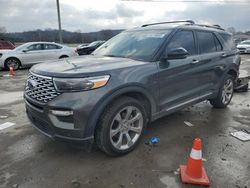 Ford salvage cars for sale: 2020 Ford Explorer Platinum