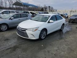 Salvage cars for sale at Spartanburg, SC auction: 2016 Toyota Camry LE