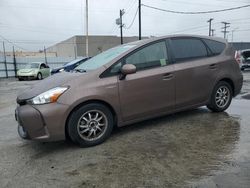 Salvage cars for sale at Sun Valley, CA auction: 2017 Toyota Prius V