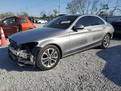 Salvage cars for sale at Riverview, FL auction: 2015 Mercedes-Benz C300