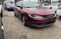 Chrysler Vehiculos salvage en venta: 2015 Chrysler 200 S