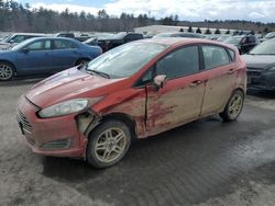 Salvage cars for sale at Windham, ME auction: 2018 Ford Fiesta SE