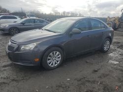 Salvage cars for sale at Duryea, PA auction: 2011 Chevrolet Cruze LS