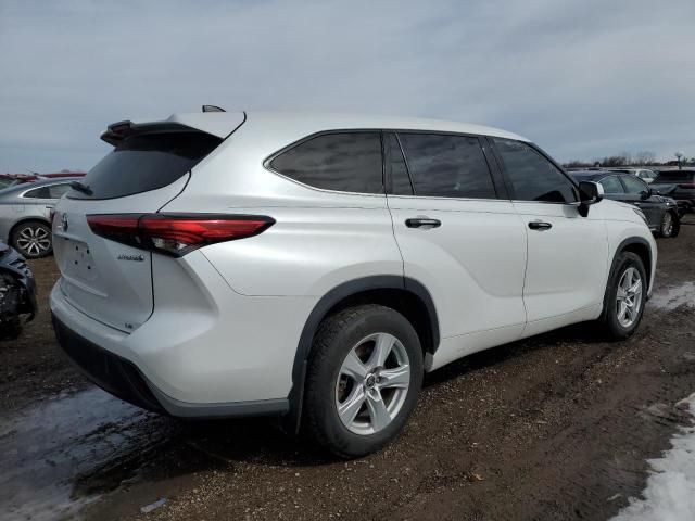 2022 Toyota Highlander Hybrid LE