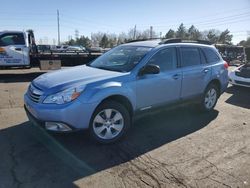 Salvage cars for sale at Denver, CO auction: 2012 Subaru Outback 2.5I Premium