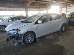 Salvage cars for sale at American Canyon, CA auction: 2018 Toyota Corolla L