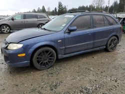 Salvage cars for sale at Graham, WA auction: 2002 Mazda Protege PR5