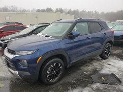 Salvage cars for sale at Exeter, RI auction: 2022 Chevrolet Trailblazer LT