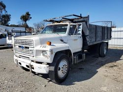 Salvage trucks for sale at Martinez, CA auction: 1985 Ford F700