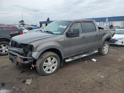 Salvage trucks for sale at Woodhaven, MI auction: 2008 Ford F150 Supercrew