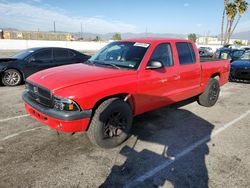 Salvage cars for sale at Van Nuys, CA auction: 2001 Dodge Dakota Quattro