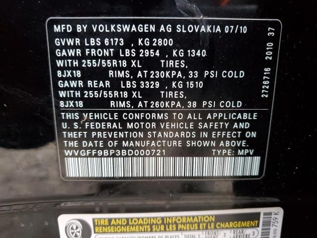 2011 Volkswagen Touareg V6