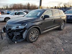 Salvage cars for sale at Chalfont, PA auction: 2016 Lincoln MKX Select