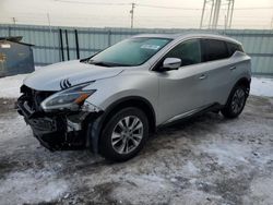 Salvage cars for sale at Chicago Heights, IL auction: 2018 Nissan Murano S