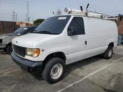 Salvage trucks for sale at Wilmington, CA auction: 1999 Ford Econoline E250 Van