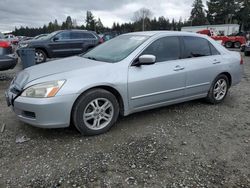 Honda salvage cars for sale: 2006 Honda Accord SE