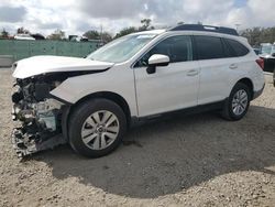 Carros salvage a la venta en subasta: 2018 Subaru Outback 2.5I Premium