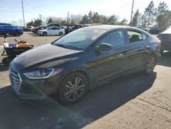 Salvage cars for sale at Denver, CO auction: 2018 Hyundai Elantra SEL