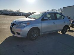 Salvage cars for sale at Sacramento, CA auction: 2013 Nissan Versa S