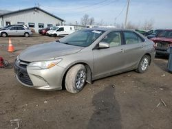 Salvage cars for sale at Pekin, IL auction: 2015 Toyota Camry LE