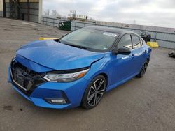 Salvage cars for sale at Kansas City, KS auction: 2022 Nissan Sentra SR