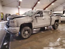 Salvage cars for sale at Center Rutland, VT auction: 2017 Chevrolet Silverado K1500 LTZ