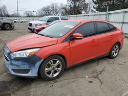 Salvage cars for sale from Copart Moraine, OH: 2016 Ford Focus SE