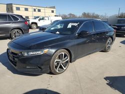 Salvage cars for sale at Wilmer, TX auction: 2018 Honda Accord Sport