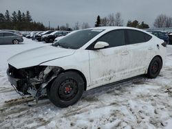 Salvage cars for sale at Bowmanville, ON auction: 2018 Hyundai Elantra SEL