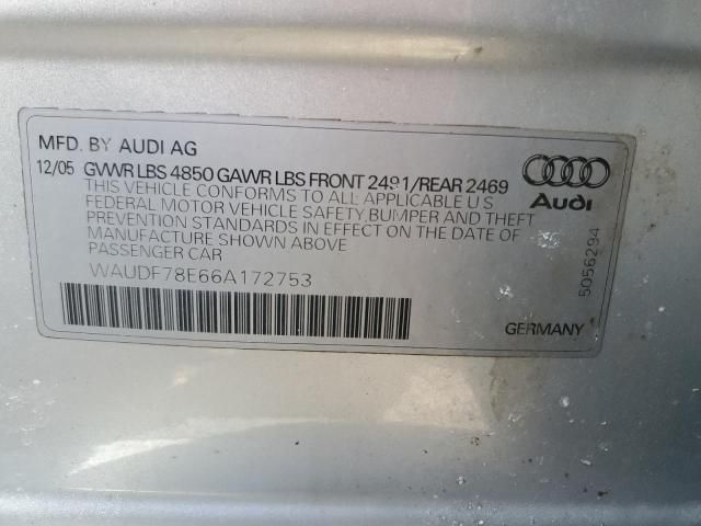 2006 Audi A4 2.0T Quattro