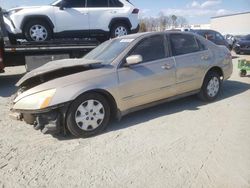 Salvage cars for sale at Spartanburg, SC auction: 2004 Honda Accord LX