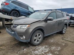 Salvage cars for sale at Woodhaven, MI auction: 2015 Toyota Rav4 XLE