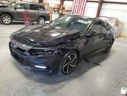 Salvage cars for sale at Spartanburg, SC auction: 2018 Honda Accord Sport